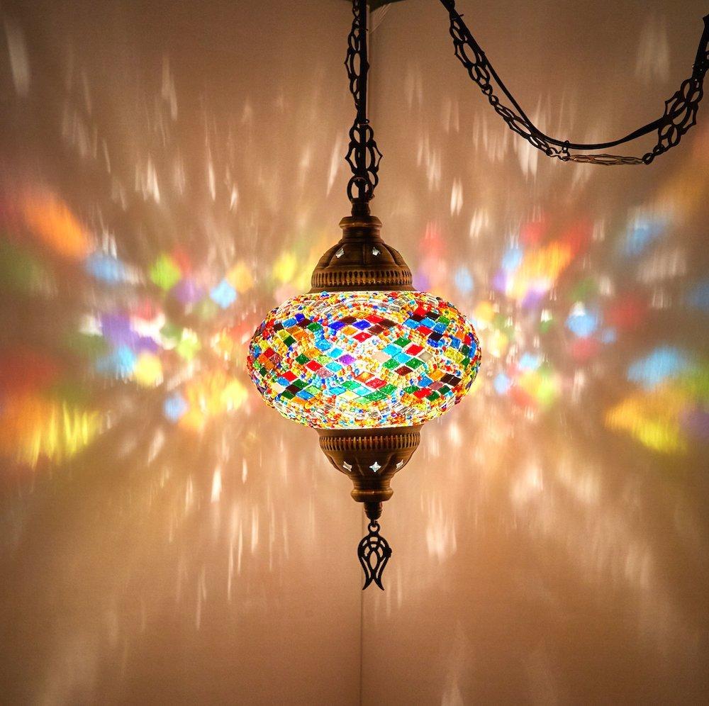HANDMADE MOSAIC NEW SWAN NECK LAMP (FREE AND FAST EXPEDITED 5 DAY SHIP –  Wishicious