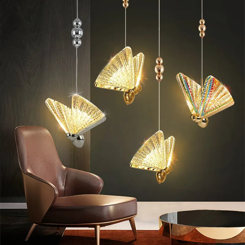 Lumin Flutter Mosaic Butterfly Lamp