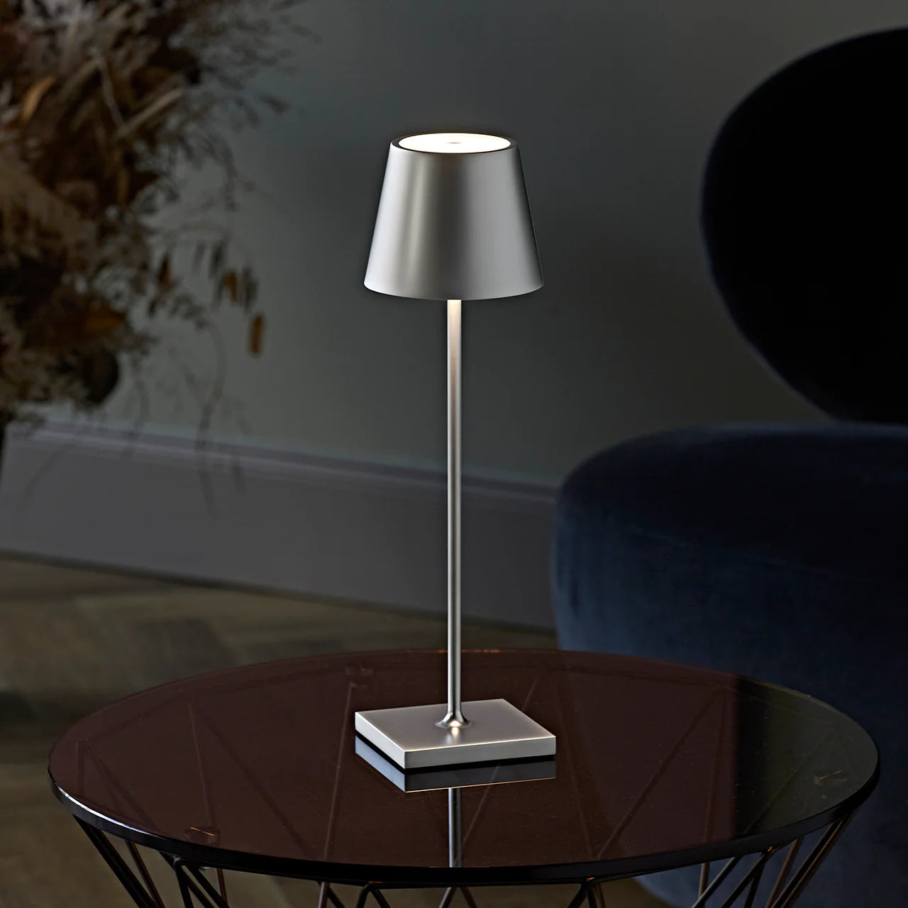 Adjustable Height Touch Lamp