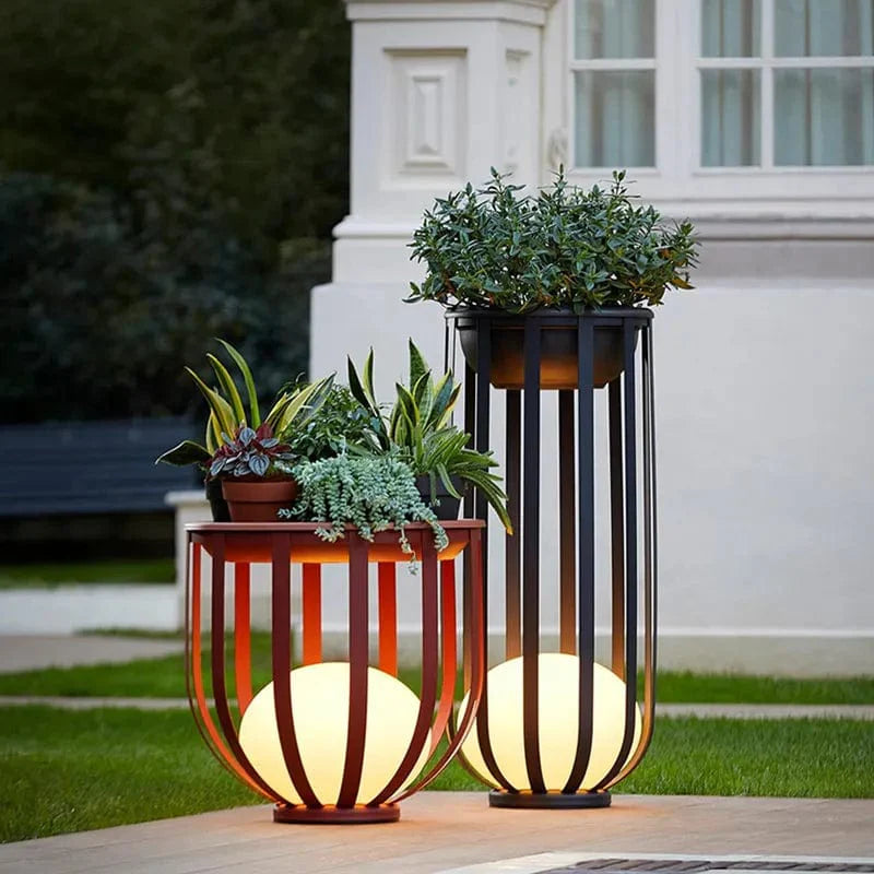 Flower Pot Lamp (Outdoor Solar) - Designer's Favorite