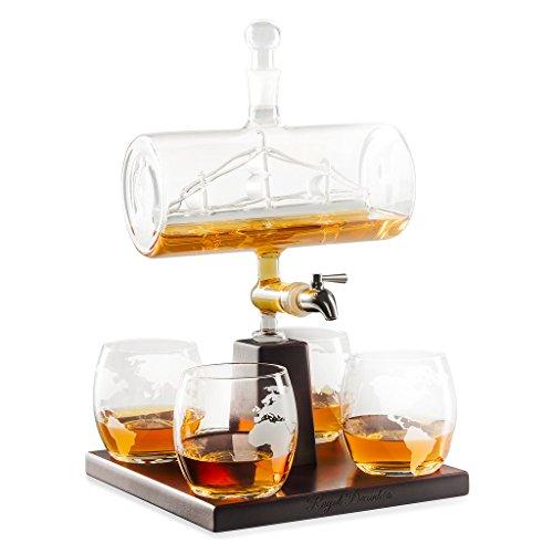 Royal Decanters Sailing Ship - Perfect Gift Set