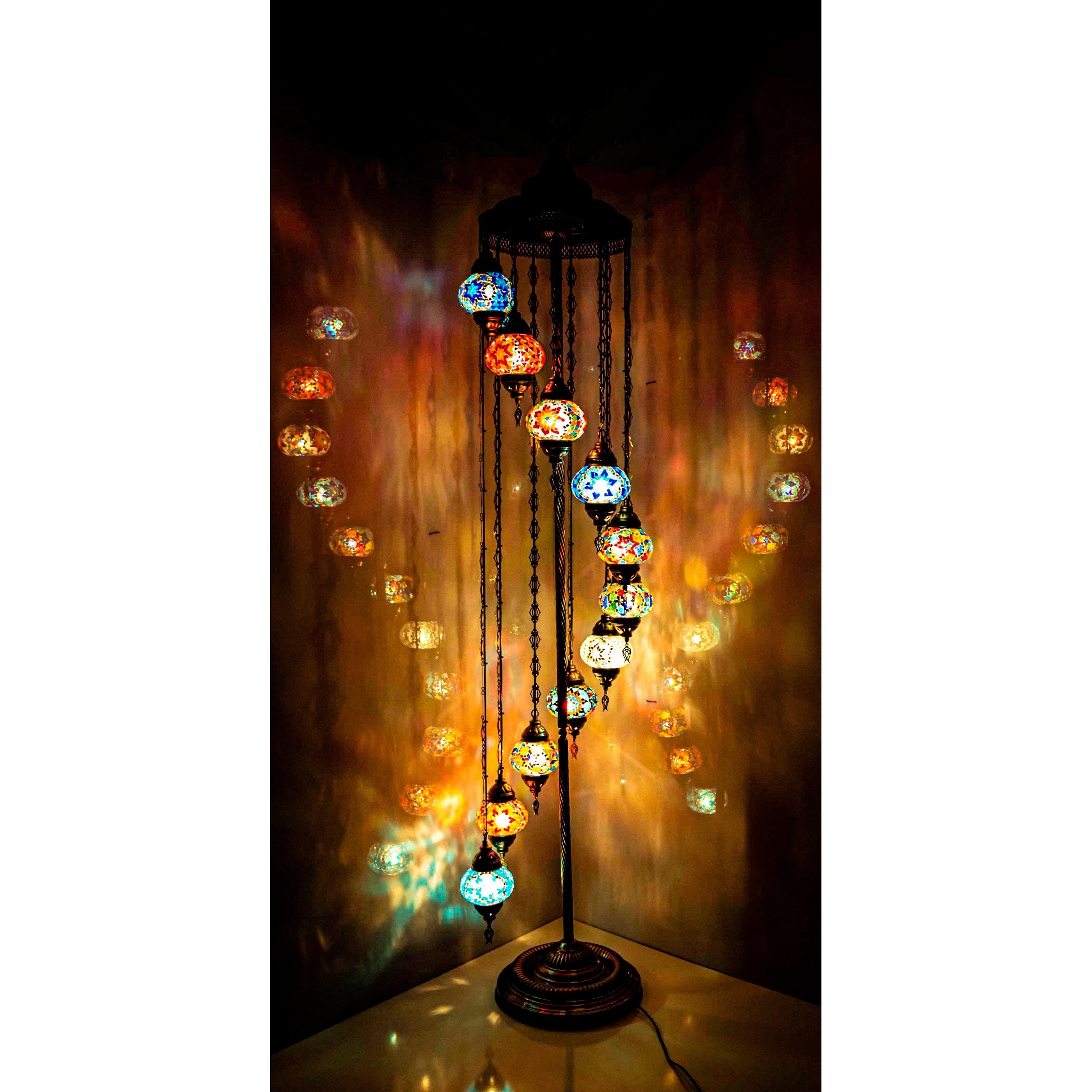 Turkish moroccan on sale floor lamp